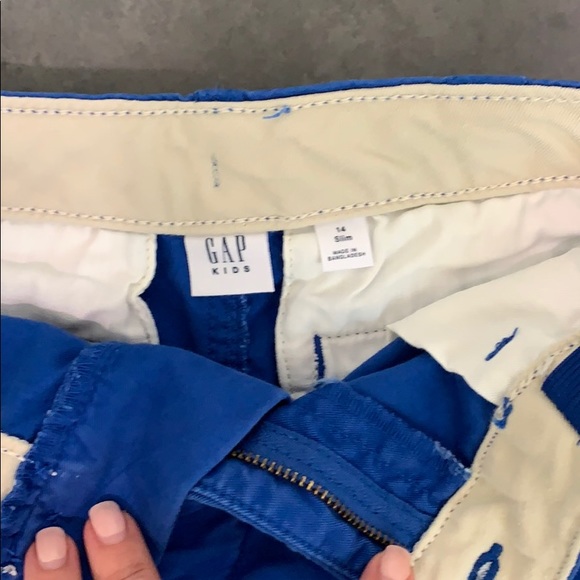 GAP boys cotton shorts size 14 slim NWOT - Picture 2 of 2